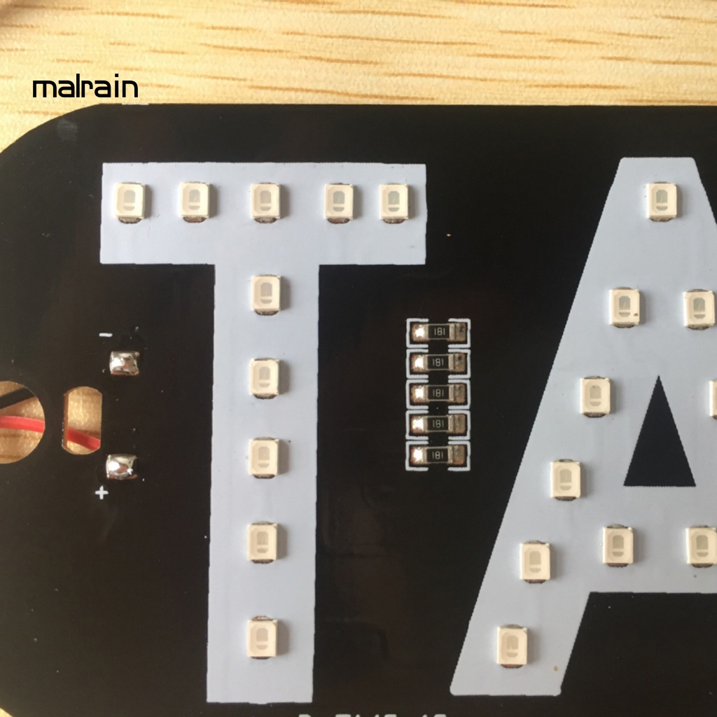 Đèn Tín Hiệu Taxi Sợi Thủy Tinh Gắn Biển Số Xe Tiện Dụng