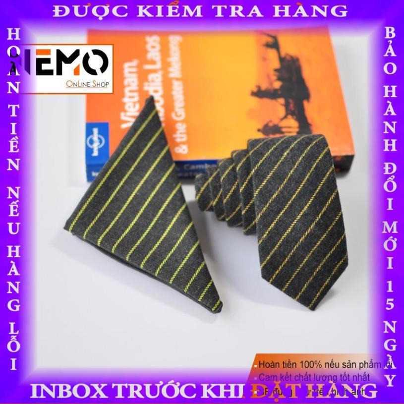 Cà vạt nam vs Khăn cài túi áo vest chất lượng cao cấp giá rẻ, được nhiều khách mua nhất vandung