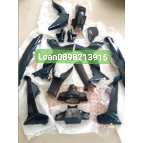 DÀN ÁO VỎ NHỰA SIRIUS ĐỜI ĐẦU SỐ LÙI MÀU XANH NHỚT ZIN CHÍNH HÃNG _ SHOP PHỤ TÙNG HONDA
