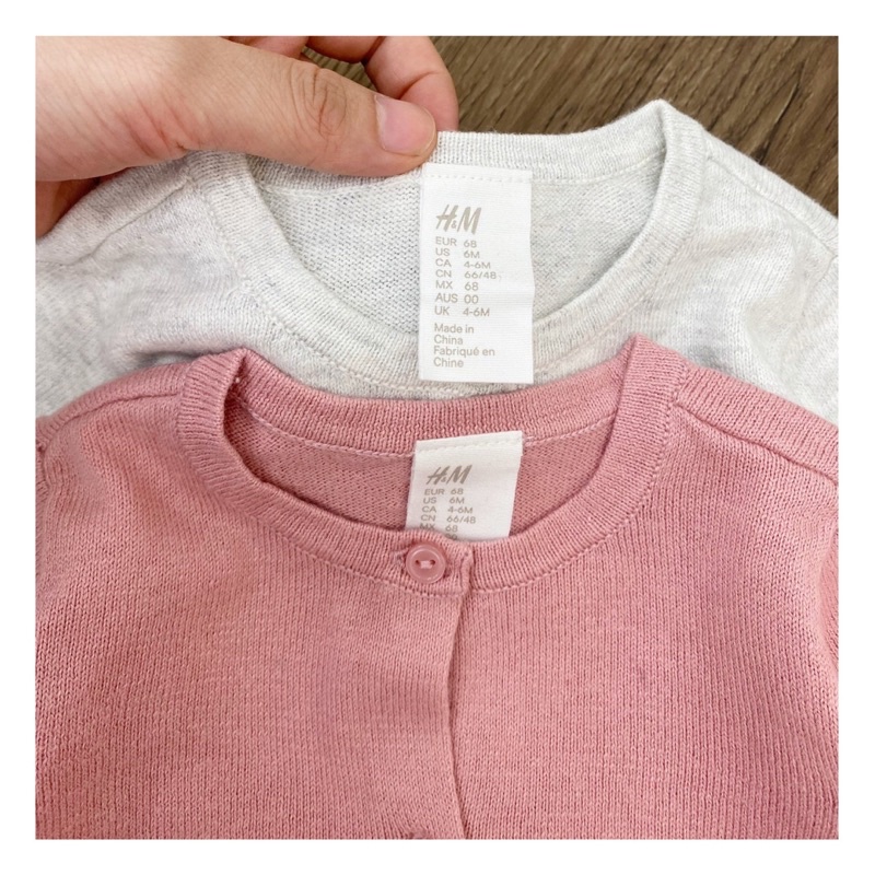 Áo len HM cardigan bé trai bé gái