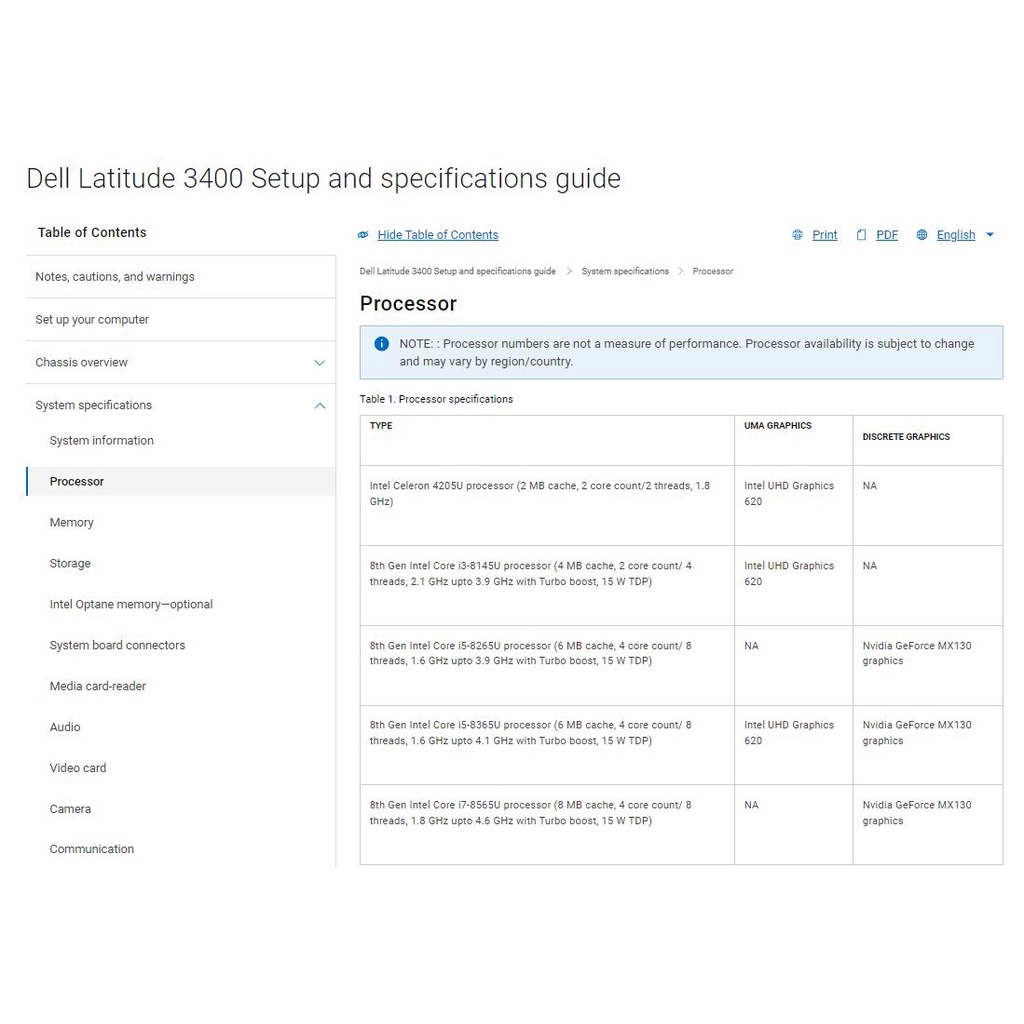 Pin dell Latitude 3400