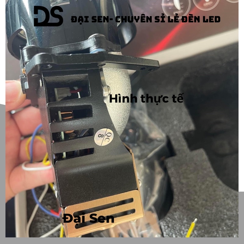Bi Led laser ô tô, xe máy KUS JG2 chính Hãng 58W siêu sáng