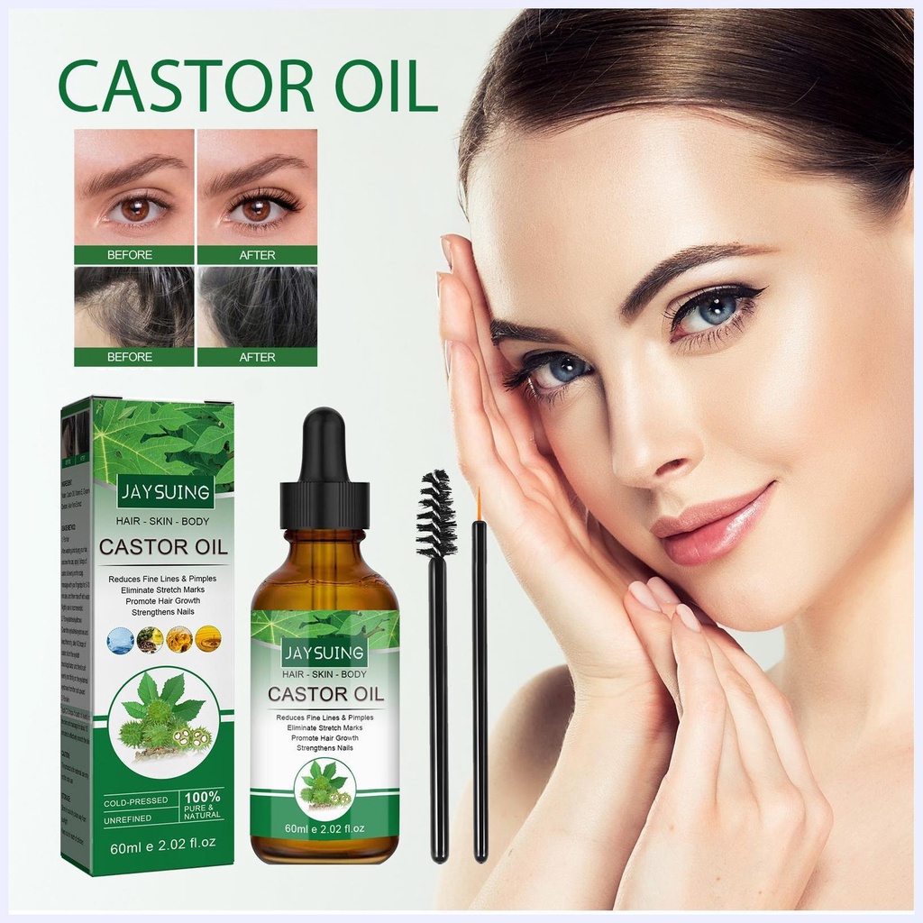 Tinh Chất Thầu Dầu Kích Thích Mọc Tóc Và Làm Dày Tóc Đa Năng 60ml