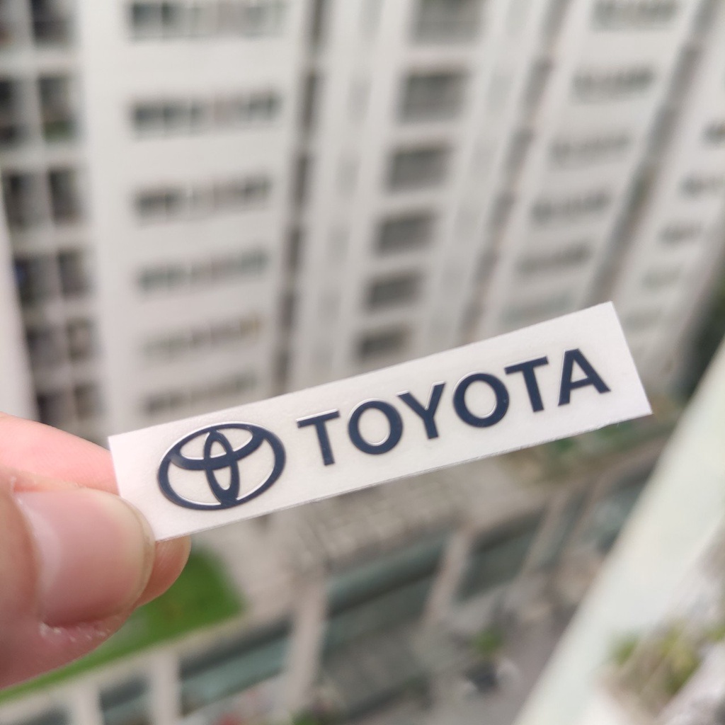 Tem Logo 9D Theo Hãng Xe Decal Dán Trang Trí Nội Thất Ô Tô Theo Các Hãng Xe