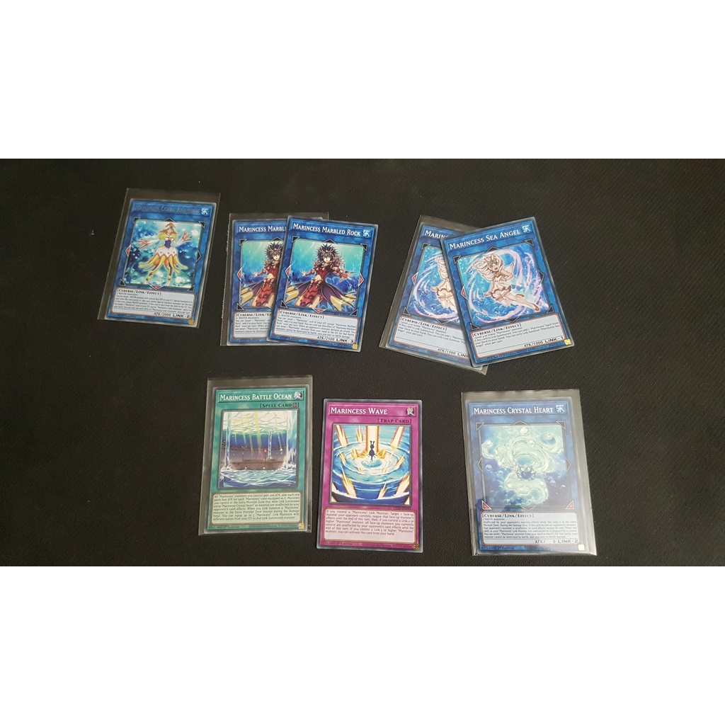 Set thẻ bài Yugioh : Marincess - Wave - Coral Anemone - Marbled Rock - Sea Angel