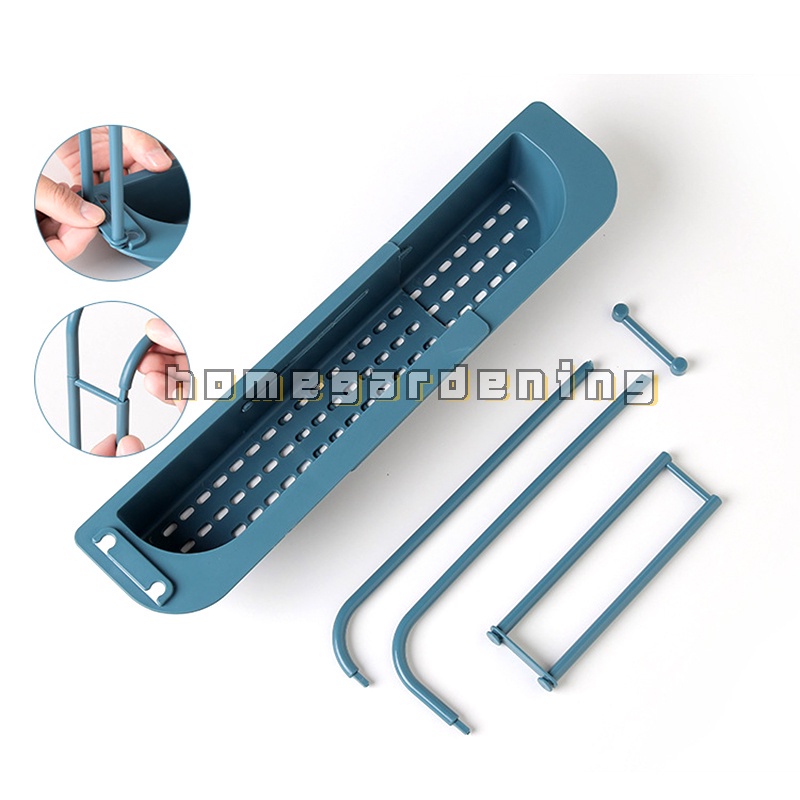 Giá đựng bọt biển gắn bồn rửa có thể gập lại tiện dụng cho nhà bếp