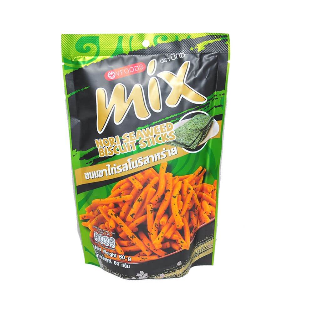 Snack tăm mix Vfoods các vị gói 60gr