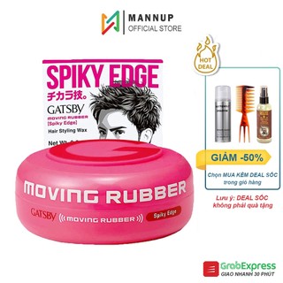 Sáp vuốt tóc gatsby moving rubber spiky edge 80g - wax tạo kiểu tóc chính hãng, giữ nếp siêu bền