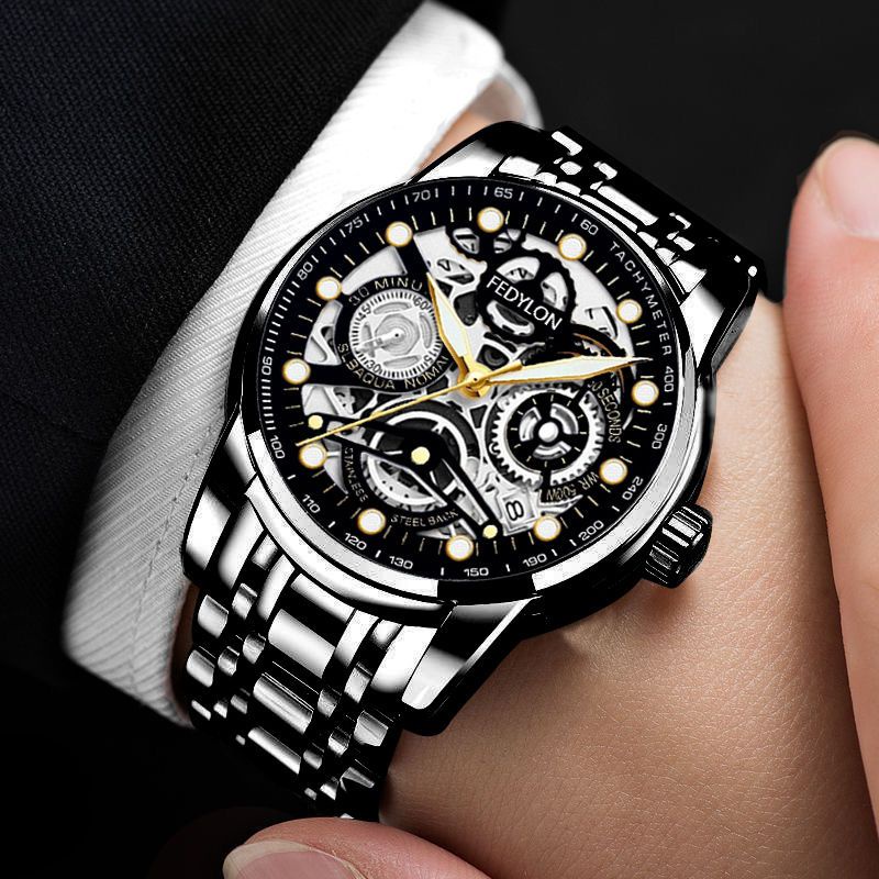 Đồng Hồ Cơ Tự Động Chống Thấm Nước Phát Quang Phong Cách Doanh Nhân Cho Nam