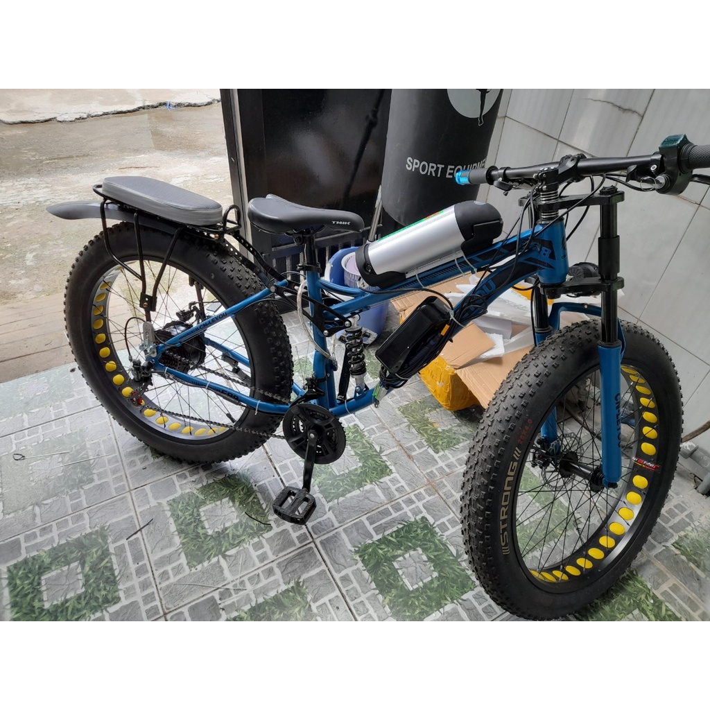 Động Cơ DAPU Nhật mới- Chế xe đạp Bánh Béo thành xe Điện - 36v250w tốc độ 40 km.h