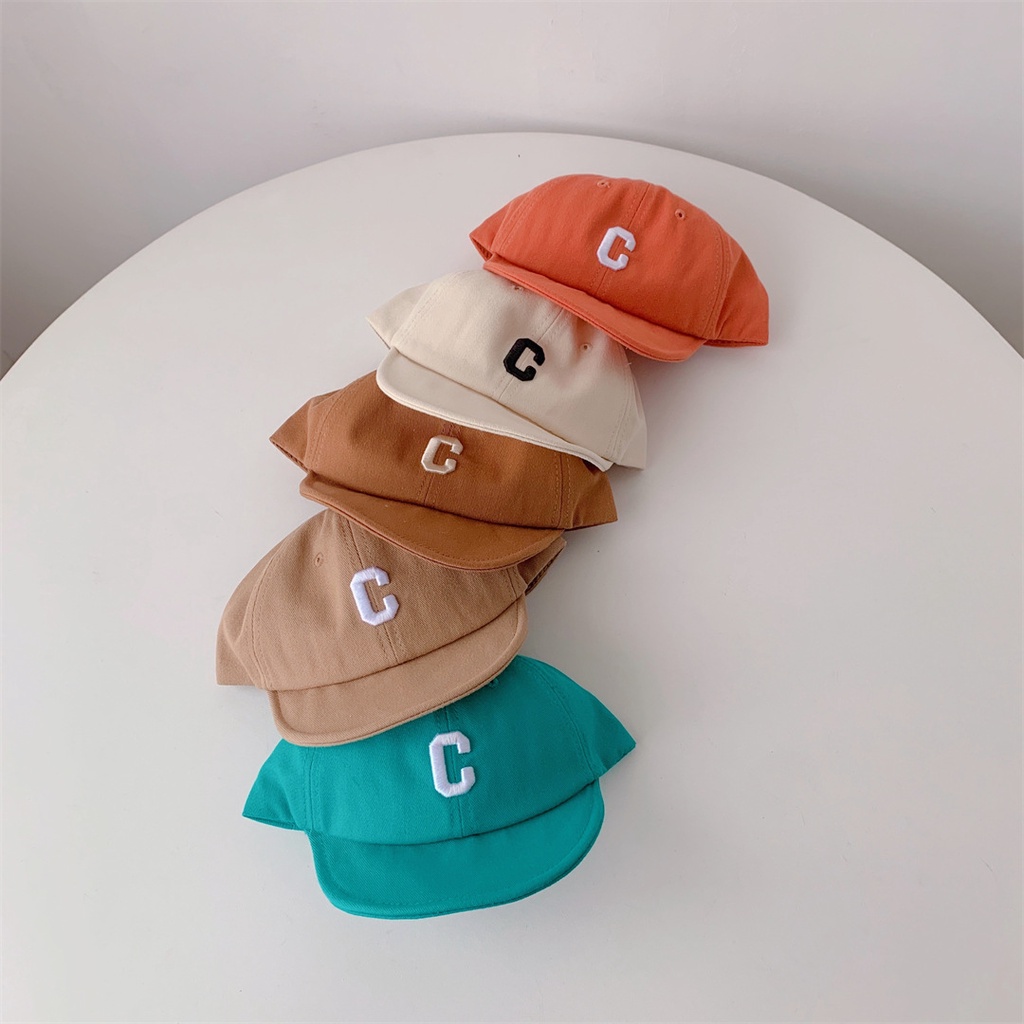 Mũ Lưỡi Trai Màu Sắc Đơn Giản Thêu Chữ Thời Trang Cho Bé