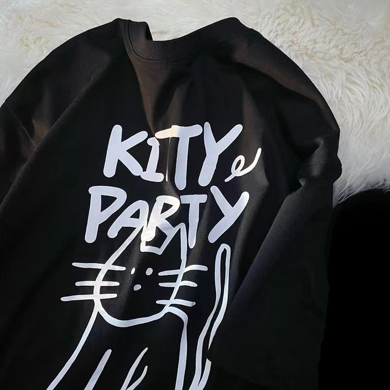 NRVP Áo Thun 100% Cotton Tay NgắN Plus Size Cho Nam Và Nữ