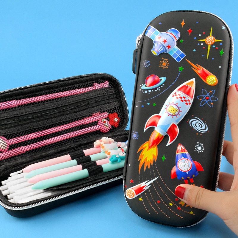 Túi Đựng Bút Hình Mèo Phi Hành Gia 3D Dễ Thương