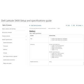 Pin Sạc dell Latitude 3400