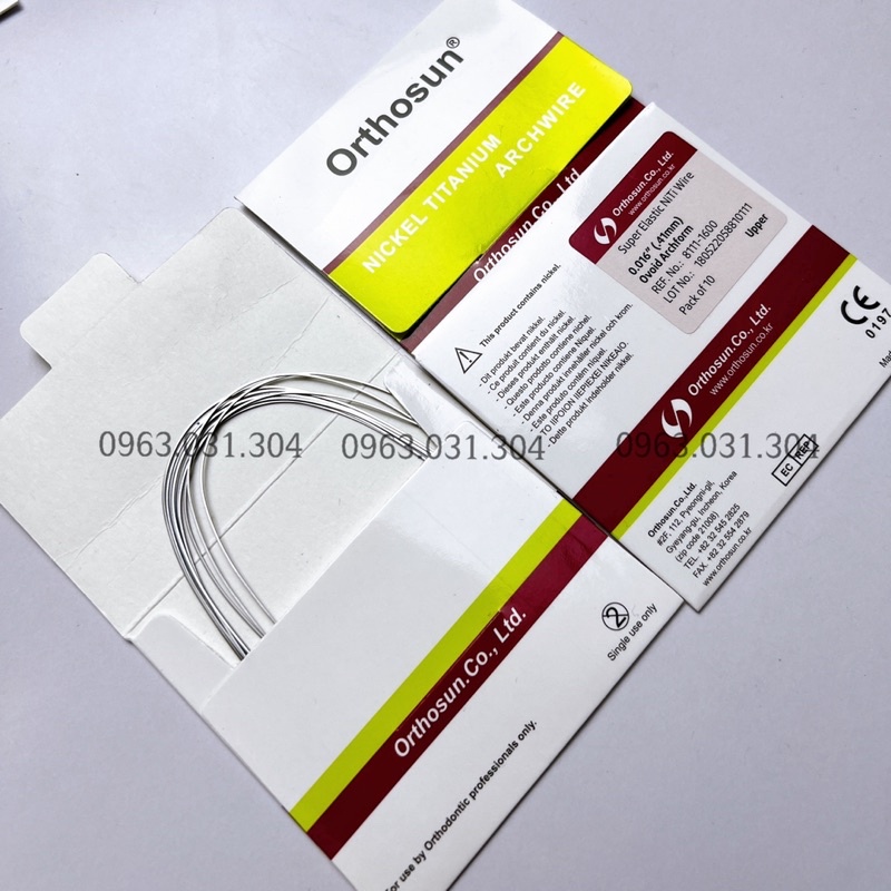 Dây niti Hàn Quốc Orthosun dây cung chỉnh nha