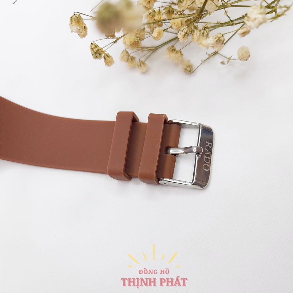 Đồng Hồ RD Nam Nữ Dây Silicon Siêu Bền Kính Sapphire Chống Nước