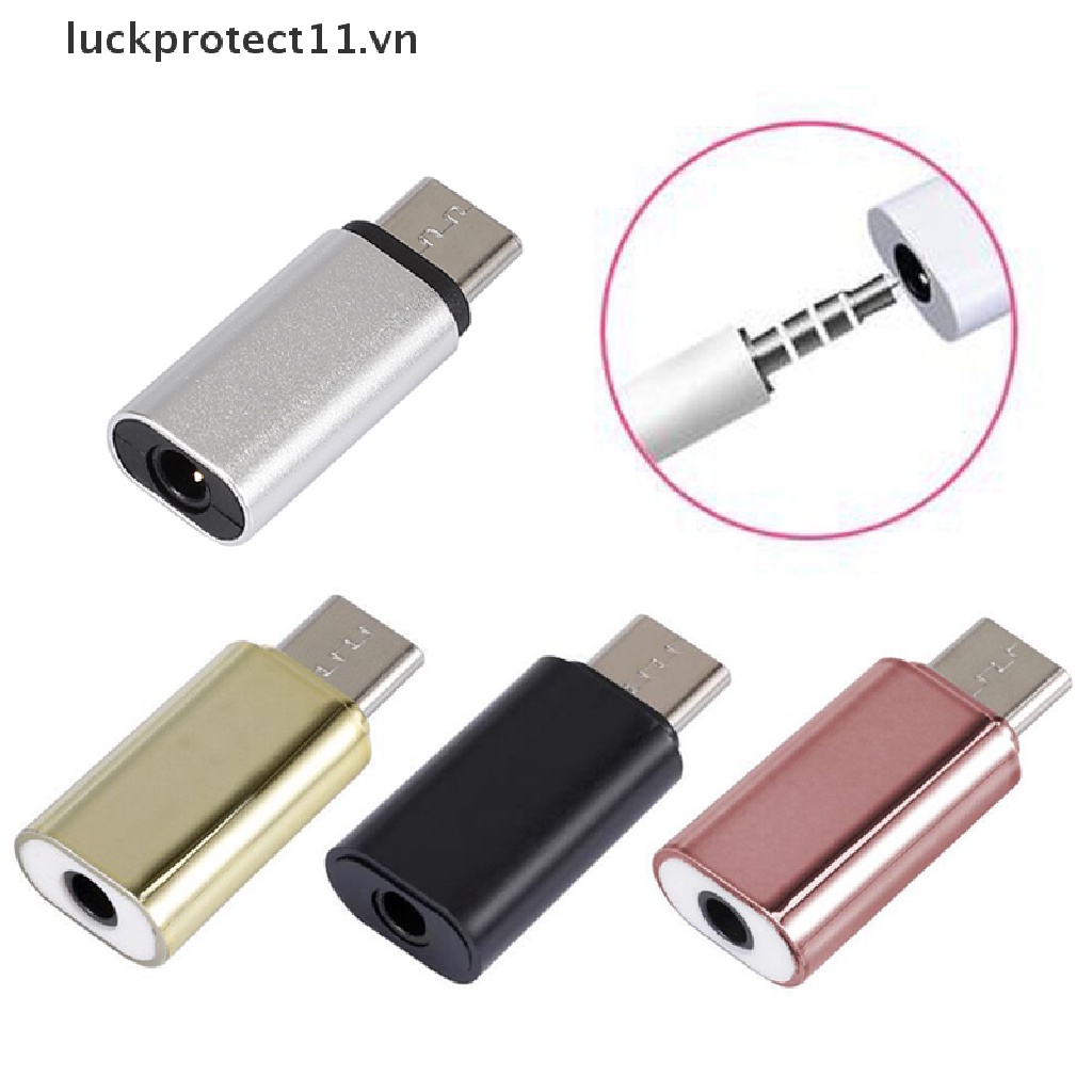 * 3c &amp; Mới * Giắc Chuyển Đổi Từ USB Sang Micro USB Type C Cho Điện Thoại Thông Minh