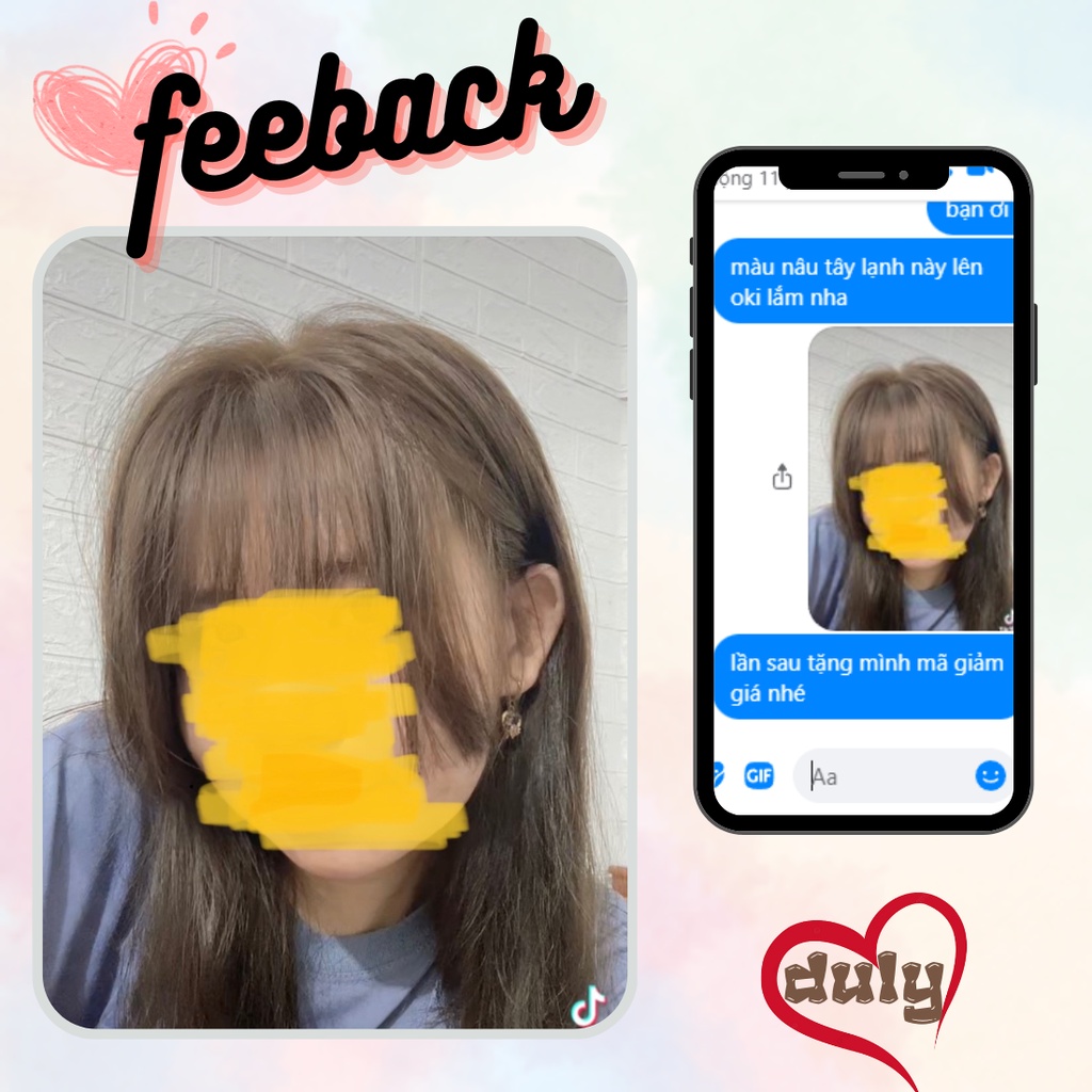 Thuốc nhuộm tóc màu Nâu Tây Lạnh không tẩy l Lionstore