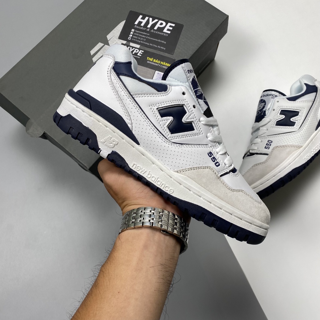 Giày New Balance 550 Navy  - Hype Sneaker | Phiên bản high quality.