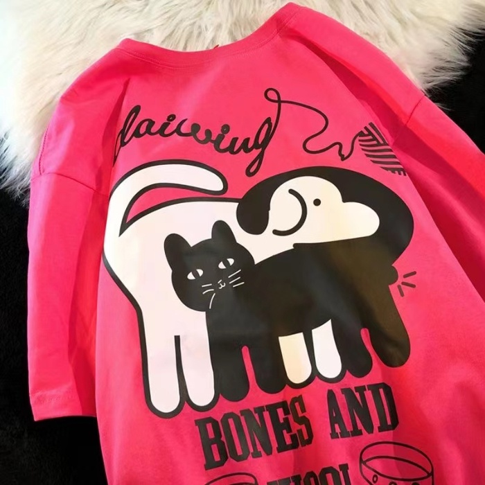 NRVP Áo Thun 100% Cotton Tay NgắN Plus Size Cho Nam Và Nữ