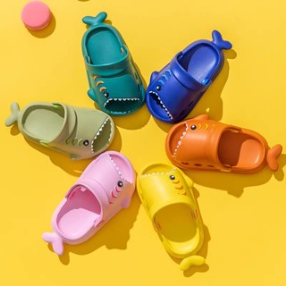 Dép cá mập baby shark cho bé, dép bé trai bé gái 1-5 tuổi đa dạng màu sắc đáng yêu