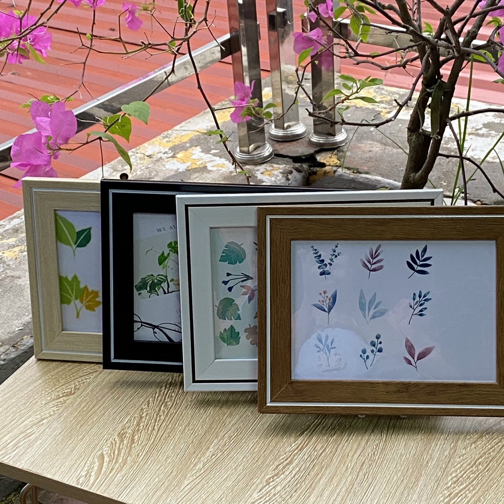 Khung Hình Để Bàn - Khung Hình 13x18 Để bàn Mặt mika Kèm chân đế
