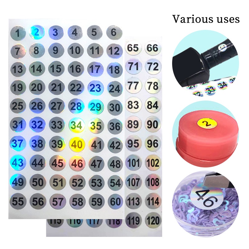 Bộ 3 Miếng Dán Móng Tay 180 Màu Sắc Thời Trang