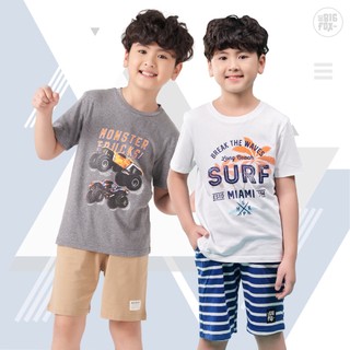 Áo phông cho bé trai  size đại mùa hè chất cotton, áo thun cộc tay trẻ em cỡ 3-11 Tuổi (11kg đến 40kg)