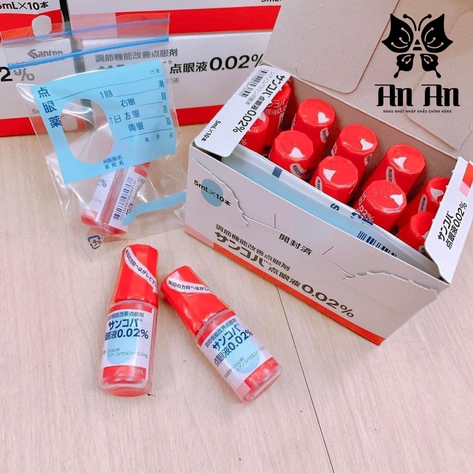 Nước nhỏ mắt sancoba 0,02% 5ml nhật bản hỗ trợ người cận thị điều tiết - ảnh sản phẩm 2