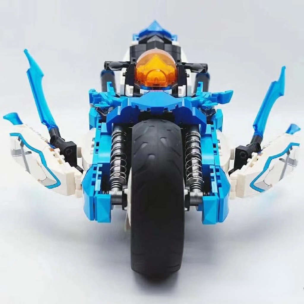 Bộ 1230 Mô Hình Xe Mô Tô MOC Technic Hoạt Hình Vui Nhộn Cho Bé DIY