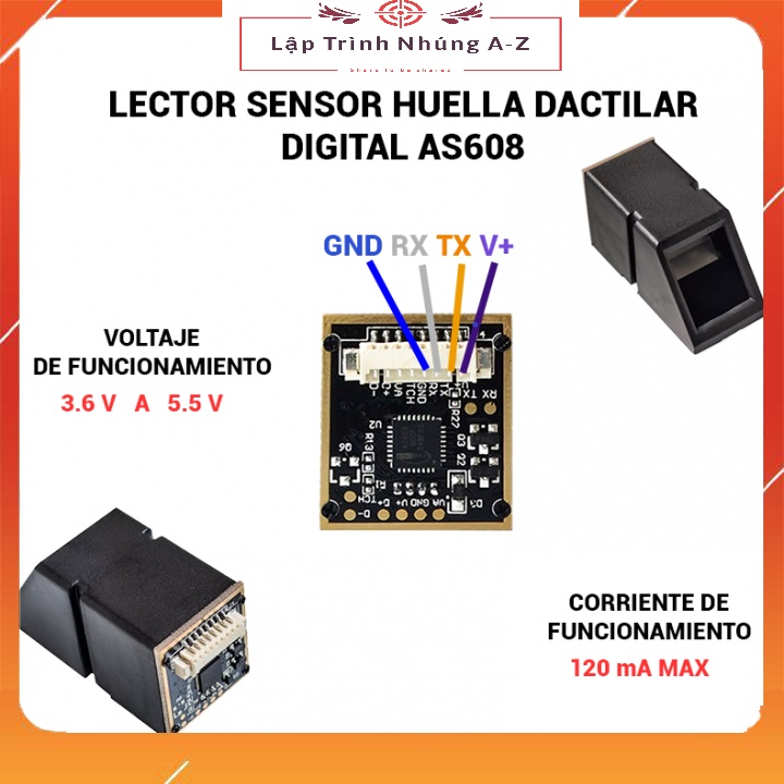[Lập Trình Nhúng A-Z][116] Module Cảm Biến Nhận Dạng Vân Tay AS608