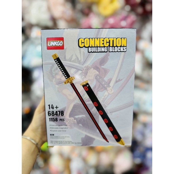 Đồ Chơi Lắp Ráp Nonlego Mô Hình Kiếm Nhật Katana Cho Bé