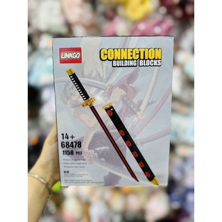 Đồ chơi lắp ráp mô hình kiếm nhật katana cho bé