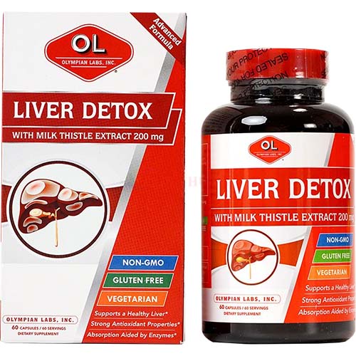 Viên uống Olympian Labs Liver Detox hỗ trợ thải độc gan (60 viên)