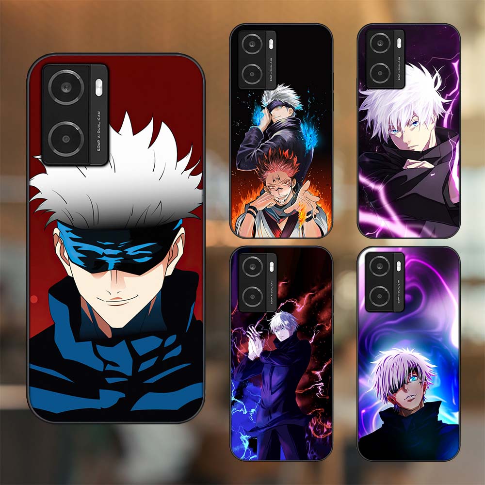 Ốp lưng Samsung A04 viền đen in hình Satoru Gojo Jujutsu Kaisen Chú Thuật Hồi Chiến