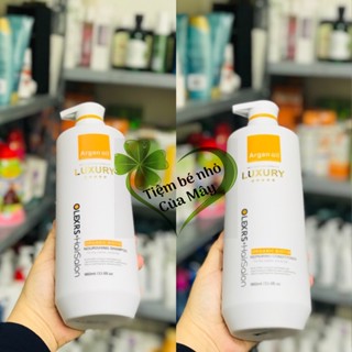 Dầu gội xả phục hồi chuyên sâu, giảm rụng, giảm gàu Olexrs Luxury Argan Oil 960ml/chai