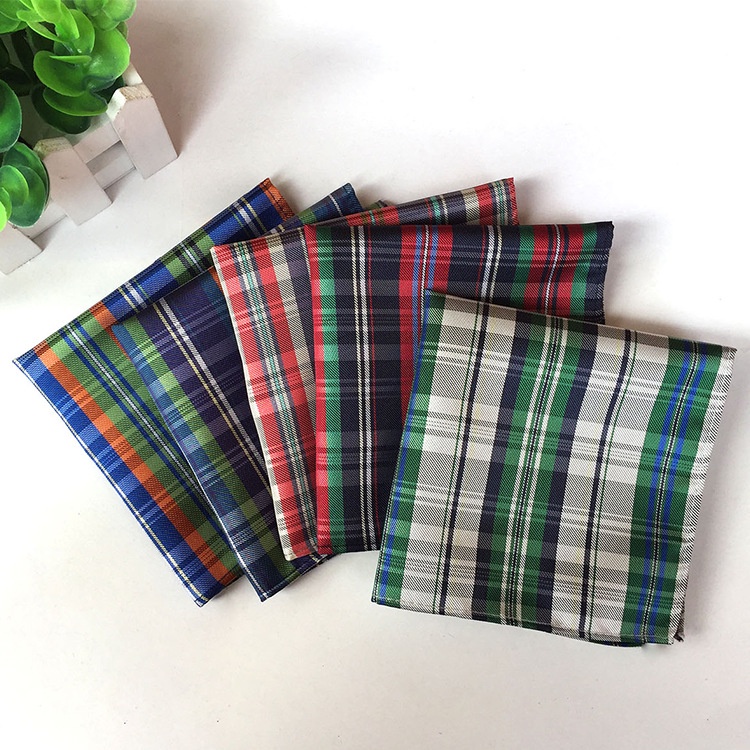 Khăn lụa EFAN hình vuông hoạ tiết sang trọng phong cách cổ điển cho nam