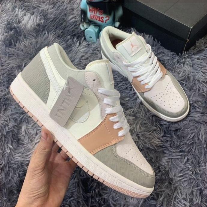 Giày Sneaker Jordan 1 Milan cổ thấp, Giày JD1 low milan thấp cổ nam nữ cực hot C235