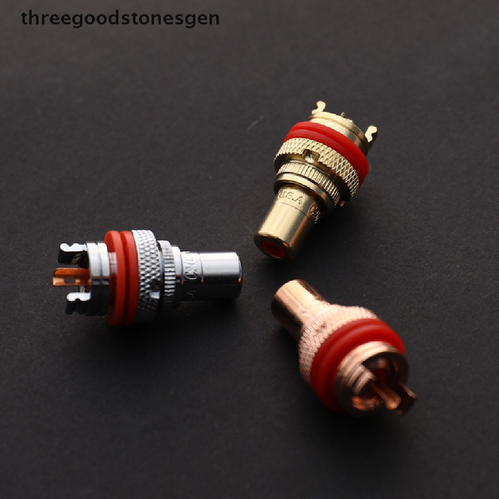 1 Cặp Jack Nối CMC RCA Cái AV Audio Video Bằng Đồng