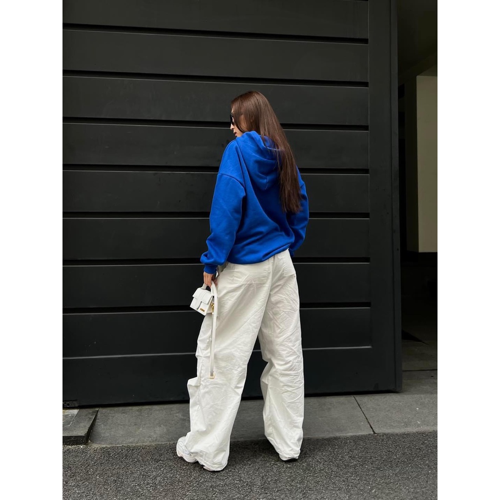 Áo hoodie trơn unisex ullzang nỉ ngoại local brand MOUTEE - Áo khoác nỉ trơn unisex 7 màu có form rộng XL - MOUTEE.SG