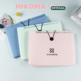 Túi đựng tài liệu nhiều ngăn kẹp tài liệu 12 ngăn  - túi đựng tài liệu a4 - tệp đựng tài liệu văn phòng phẩm Hikoma