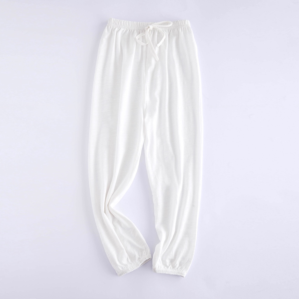 Quần Dài Cotton Dáng Rộng 90-150cm Chống Muỗi Chống Nắng Thời Trang Mùa Hè Cho Bé Trai Và Gái