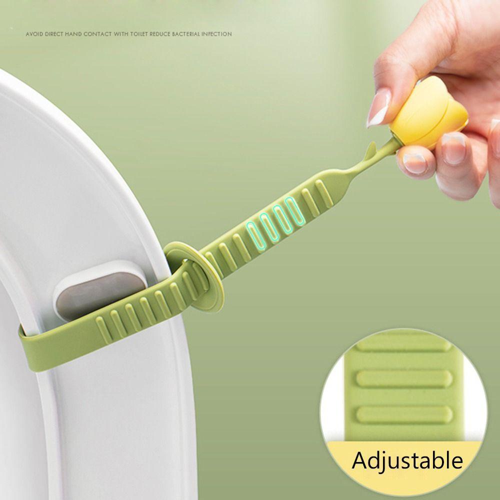 Giá Đỡ Nâng Nắp Bồn Cầu / Toilet Có Móc Treo Tiện Dụng