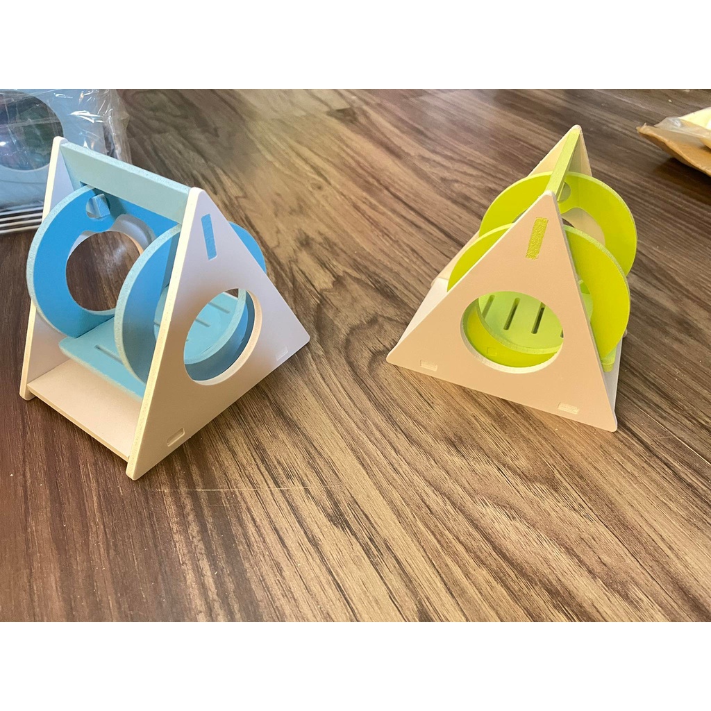 Đồ chơi Hamster gỗ ép vui nhộn xinh xắn .