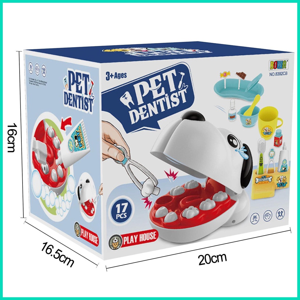 Bộ 17 Món Đồ Chơi Nha Khoa Vui Nhộn Dành Cho Trẻ