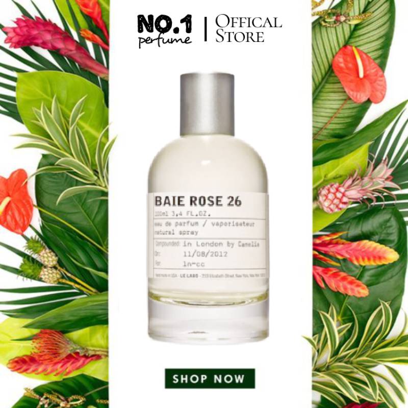 Nước Hoa LELABO - Baie Rose 26 -10ml - #🄽🄾.🄸