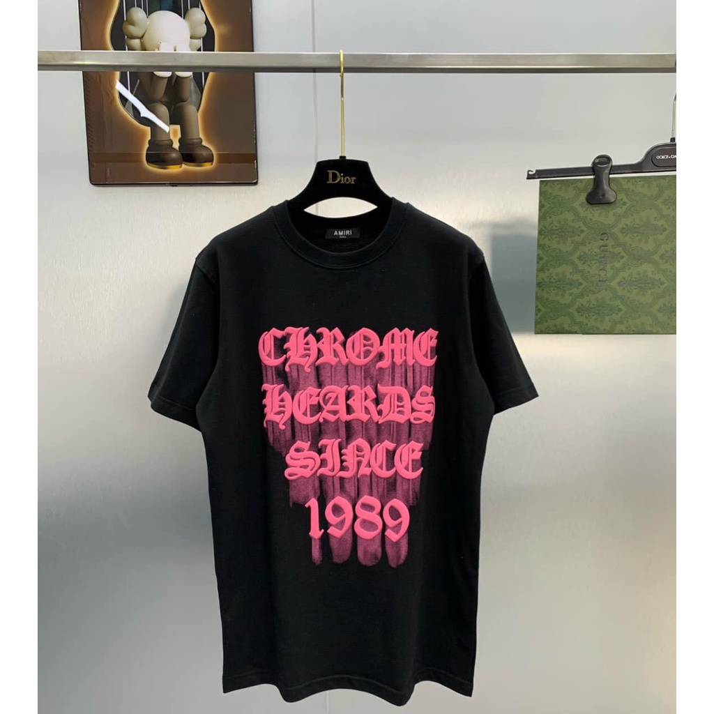 Áo Thun Chrome Hearts 1989 - Áo Phông Cotton Dáng Rộng Nam Nữ