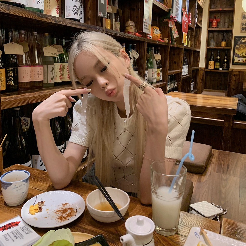 Áo sweater Tay Phồng Dáng Rộng Mềm Mại Thời Trang Cho Nữ