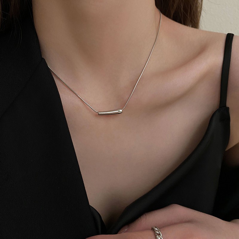 Vòng cổ Bằng Thép Không Gỉ Mặt Cười Màu Vàng / Bạc Thời Trang Cho Nam Và Nữ