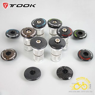 Nắp đậy pô tăng xe đạp Carbon TOOK